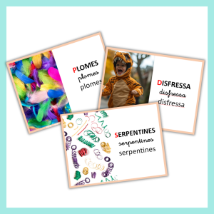 TARJETAS DE VOCABULARIO CARNAVAL